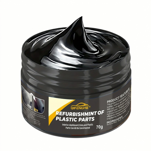automotive plastic repair agent-interior and exterior plastic polishing wax, scratch repair anti-aging cream, suitable for tires